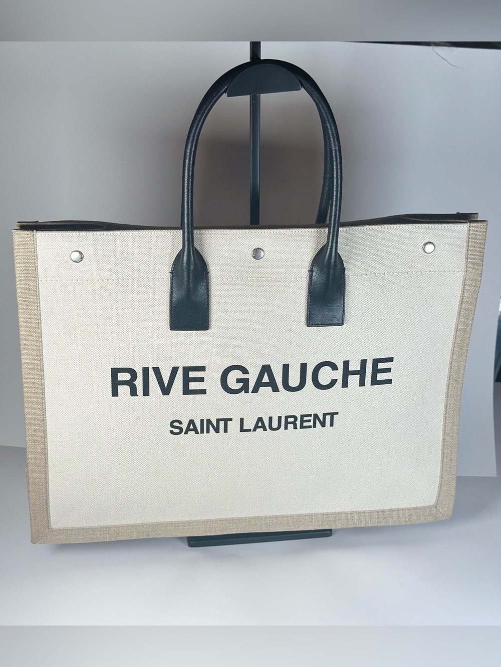 Brand New YSL Yves Saint Laurent Rive Gauche Canvas Tote
